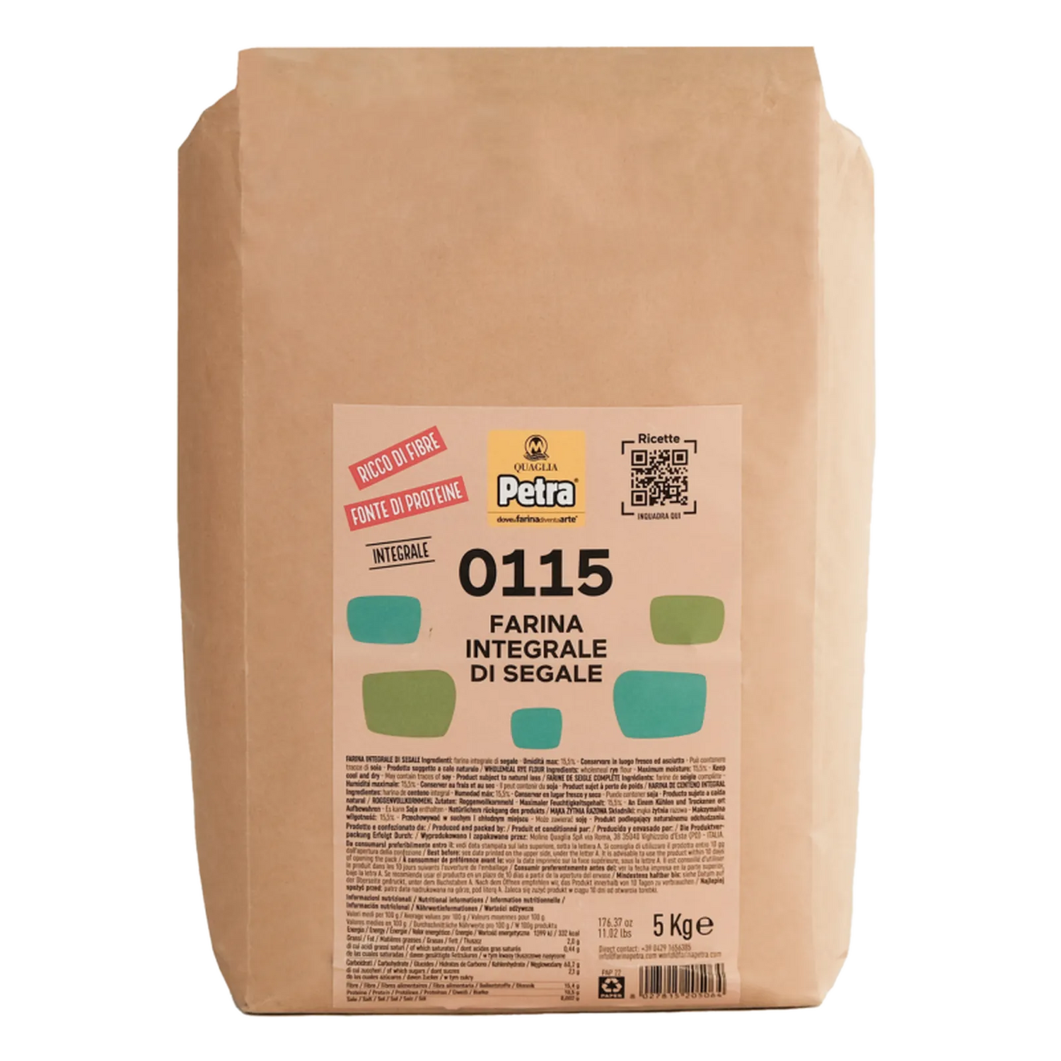 Petra 0115 — Whole Rye Flour 