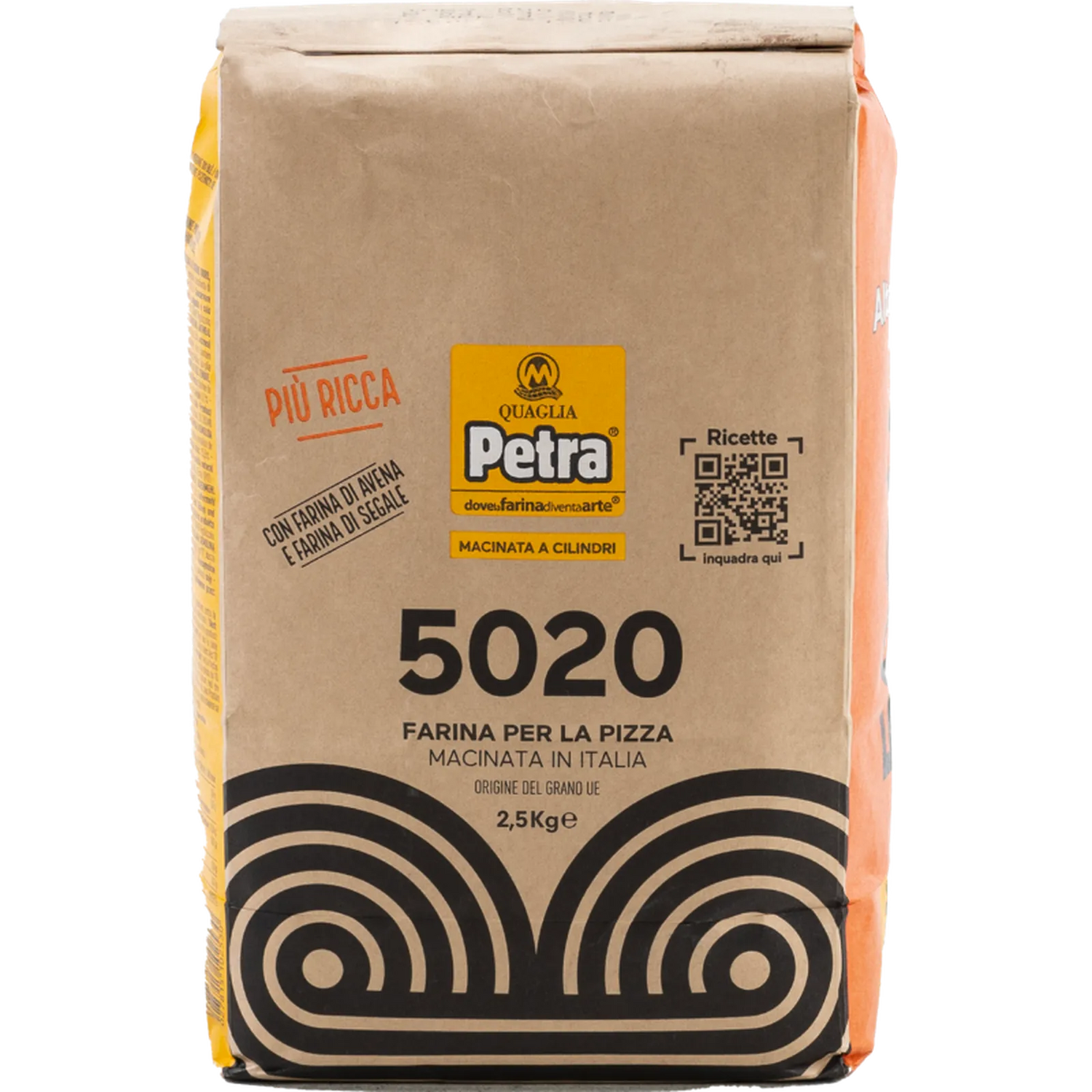 Petra 5020 Più Ricca – Type 0 Pizza Flour with Oat and Rye (2.5kg / 5.5lbs)