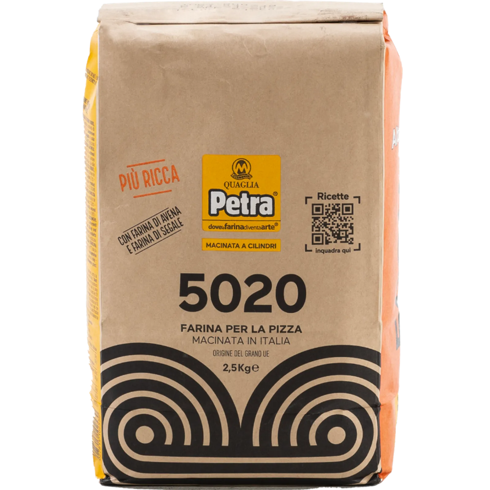 Petra 5020 Più Ricca – Type 0 Pizza Flour with Oat and Rye (2.5kg / 5.5lbs)