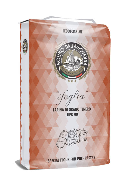 Dallagiovanna Sfoglia and Puff Pastry flour (11 lbs - 5kg)