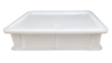 Pizza Dough Proofing Box with lid – Made in Italy, Food‑Safe, Stackable (16x12x4")